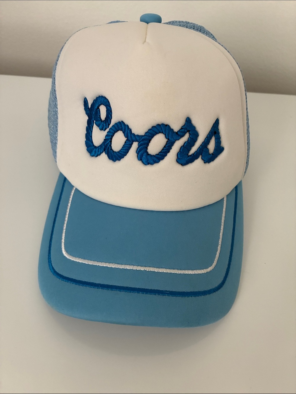 Barefoot Country Music Festival Coors Blue and White Trucker Hat
